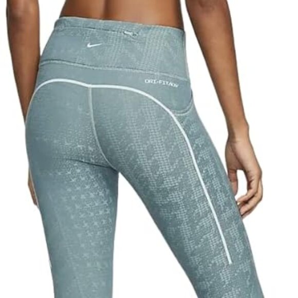 Nike Women's Dri-FIT ADV Epic Luxe Running Leggings, Jade Smoke Size XL - Picture 2 of 8